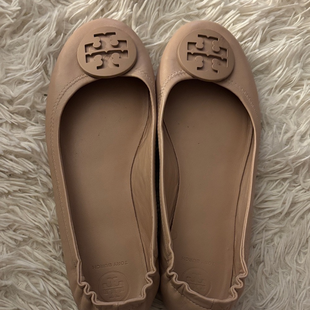 Tory Burch Women's Nude Ballet Flats